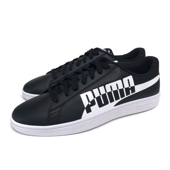 NWOB PUMA Black and White Smash v2 Max Sneakers Black and White Men’s Size 11.5 - Picture 4 of 13